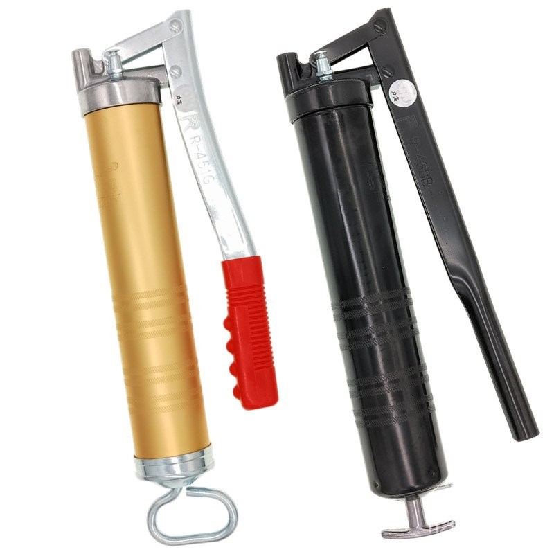Plus 400cR458B ไต้หวันแรงดันสูงสีดํา R451G Golden Butter Gun คู่มือพอร์ต Excavator Grease Gun I7FV