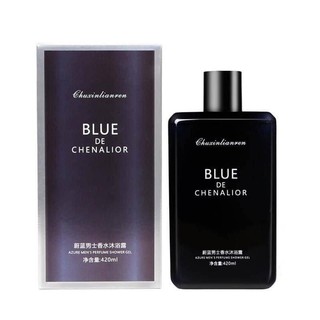 ครีมอาบน้ำสบู่น้ำหอม BLUE Chanalior กลิ่นน้ำหอมผู้ชาย ตัว TOPของผู้ชาย กลิ่นหอมละมุนมาก 420ml🍋‍🟩