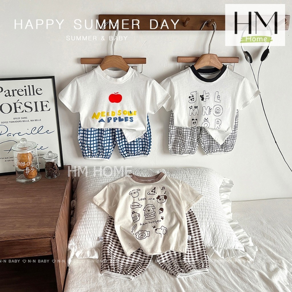 ใหม่ เสื้อยืดเด็ก เสื้อยืดลายการ์ตูน Size80-120cm