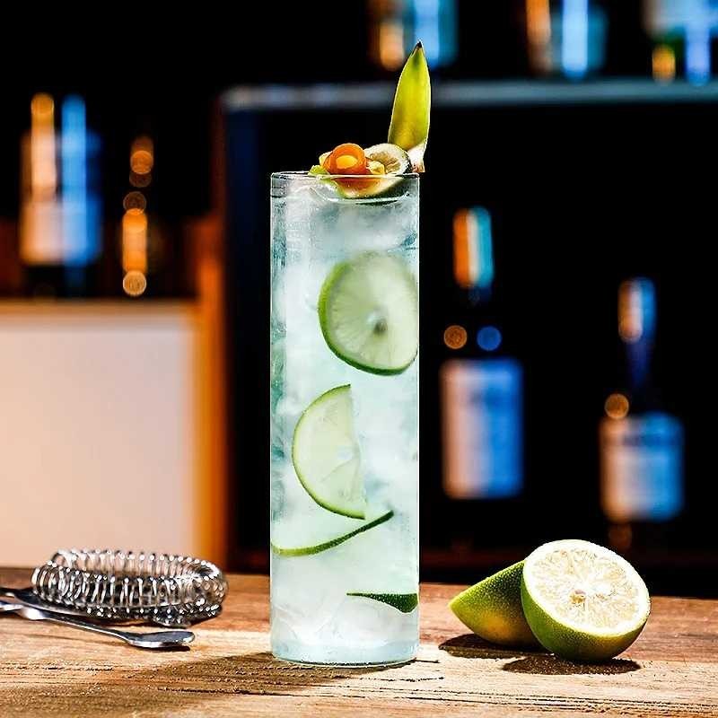 EZShopping ARDMAN Aesthetic Glass Coffee Tea Thin Straight Glass - AR2