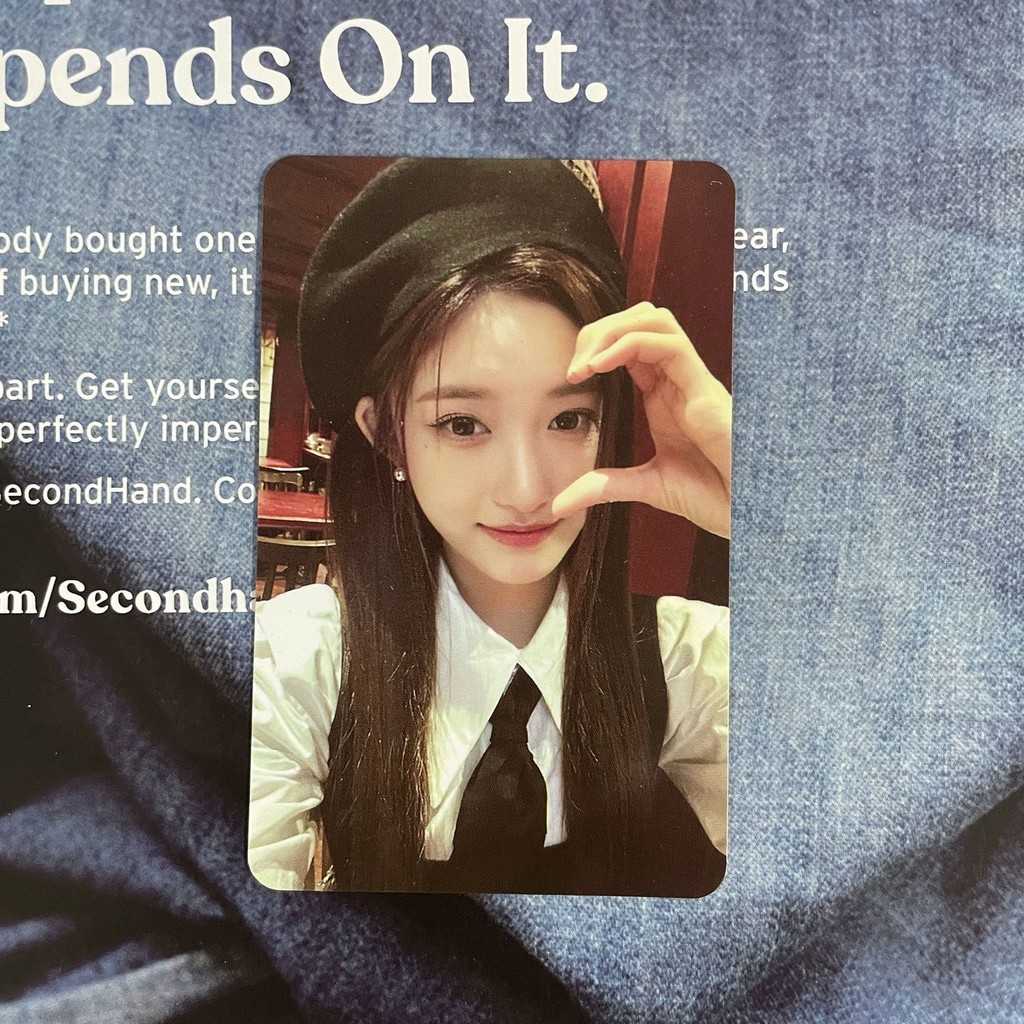 IIVE Field Week การ์ดสุ่ม Zhang Yuanying การ์ดรูปถ่าย Beret Rui 7.28 b