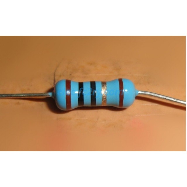 Resistors R 10โอม 0.5w 1/2w 1% 10ชิ้น ใช้ใน เครื่องขยายเสียง แอมป์รถยนต์