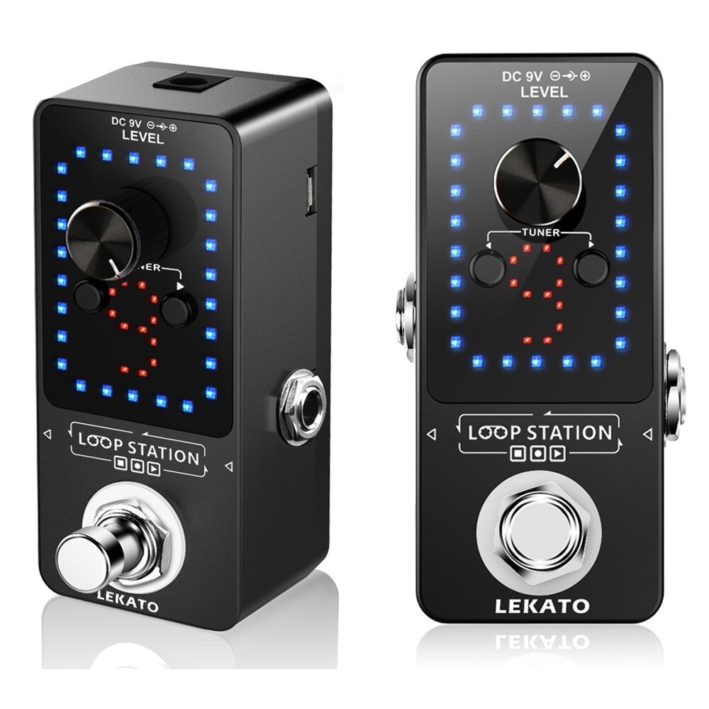 Lekato Guitar Pedal Effect Looper Switcher Box Unlimited True Bypass Overdub
