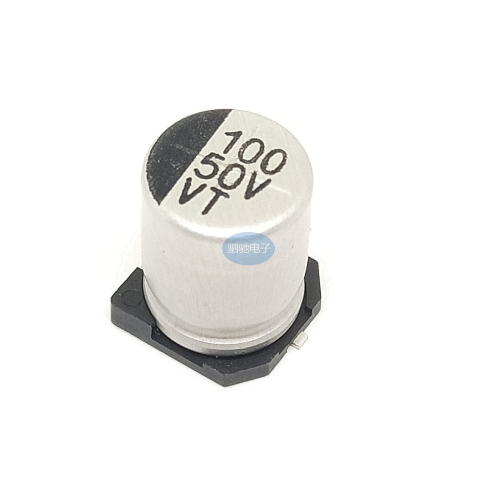 ยี่ห้อใหม่ชิป Electrolytic Capacitor 50V100UF 8 * 10 มม.ชิปอลูมิเนียม Electrolytic Capacitor 50V100U