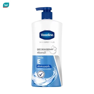 Vaseline วาสลีน บอดี้ วอช สกิน เอ็กซ์เพิร์ท พลัส ดราย สกิน รีแพร์ 430 มล. ครีมอาบน้ำ