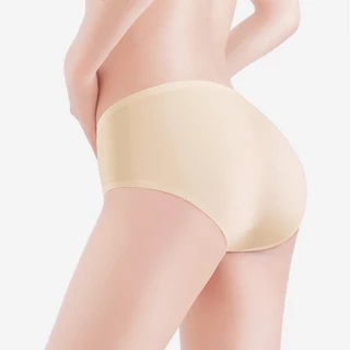 Bra Foryou กางเกงในนักเรียน ผ้านุ่มสวมใส่สบาย เนื้อผ้าฝ้ายปกป้องแบคทีเรีย (1360)WOMEN มี size M-XL สีเรียบ
