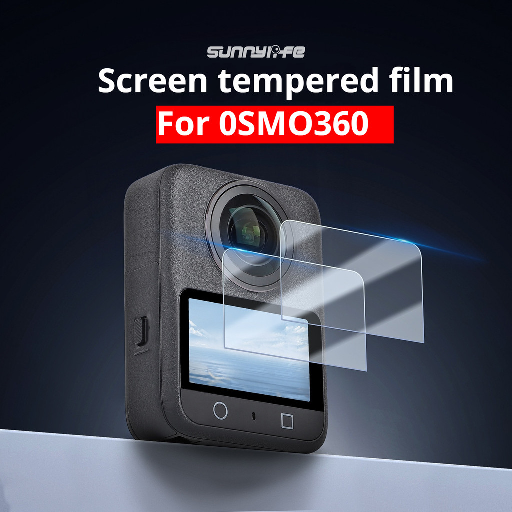 เหมาะสําหรับอุปกรณ์เสริมฟิล์มนิรภัย DJI OSMO 360 ฟิล์มป้องกันจอแสดงผลฟิล์มป้องกันการระเบิด OSMO 360 อุปกรณ์เสริมหน้าจอ HD