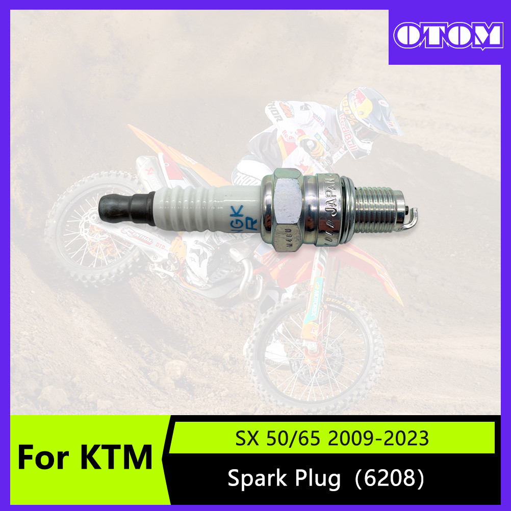 GOriginal NGK 09-23 หัวเทียนรถจักรยานยนต์ LR8B สําหรับ HUSQVARNA KTM GASGAS SX XC TC MC 50 65 Dirt B