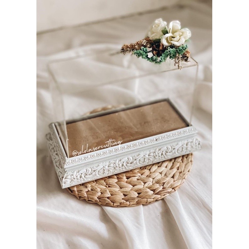 CLEARENCE JEWELRY BOX CODE 10 / GLASS TERRARIUM / RING BOX / RING BOX / DOWRY