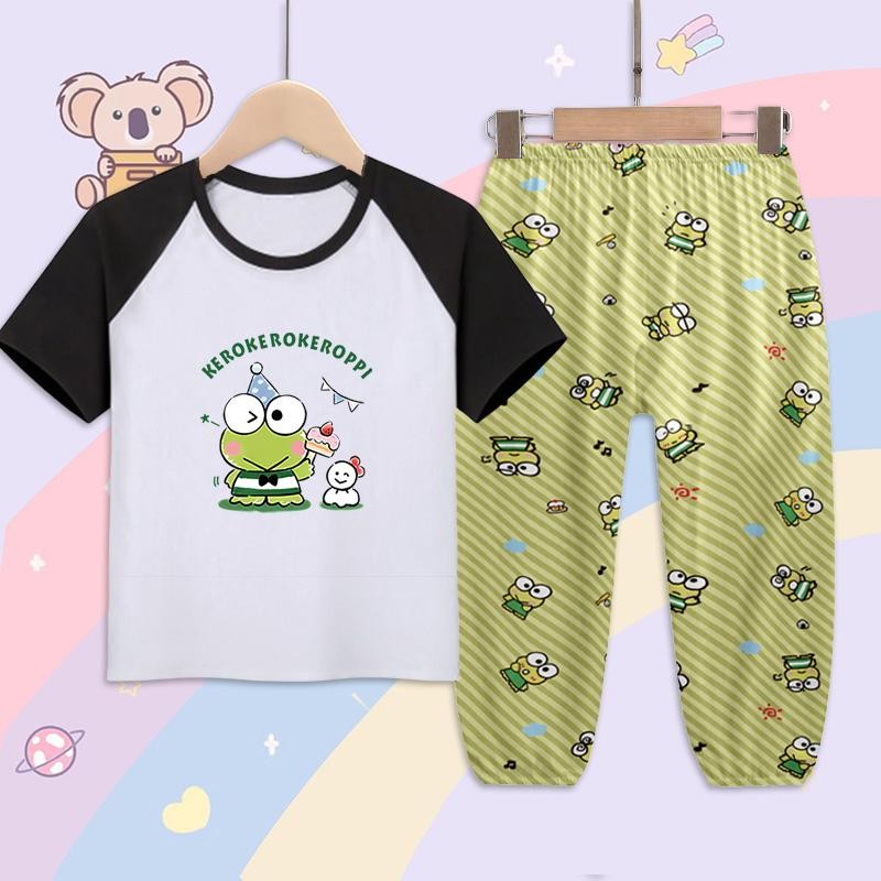 Frog series children's set suitable for 1-8 years old Korean style
