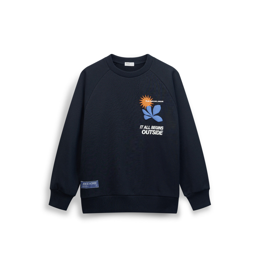 AIIZ (เอ ทู แซด) - AIIZ เสื้อคอกลมแขนยาวเด็กผู้ชาย