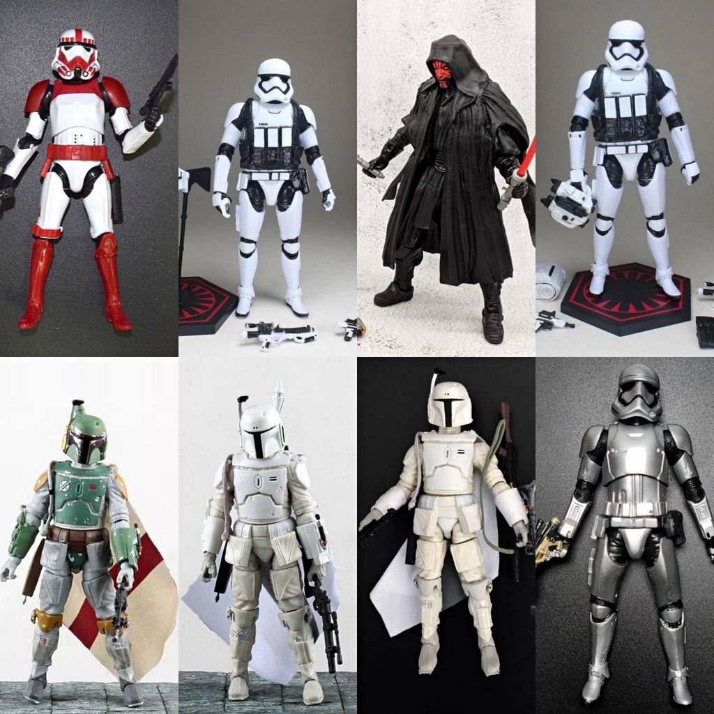 Star Wars Star Wars Star Wars Stormtrooper Darth Moore Popol Buffett 20 ซม.Action Figure รุ่น