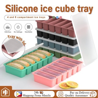 Various specifications Silicone Ice Cube Tray Ice Clip Easy Release For Chilled Drinks