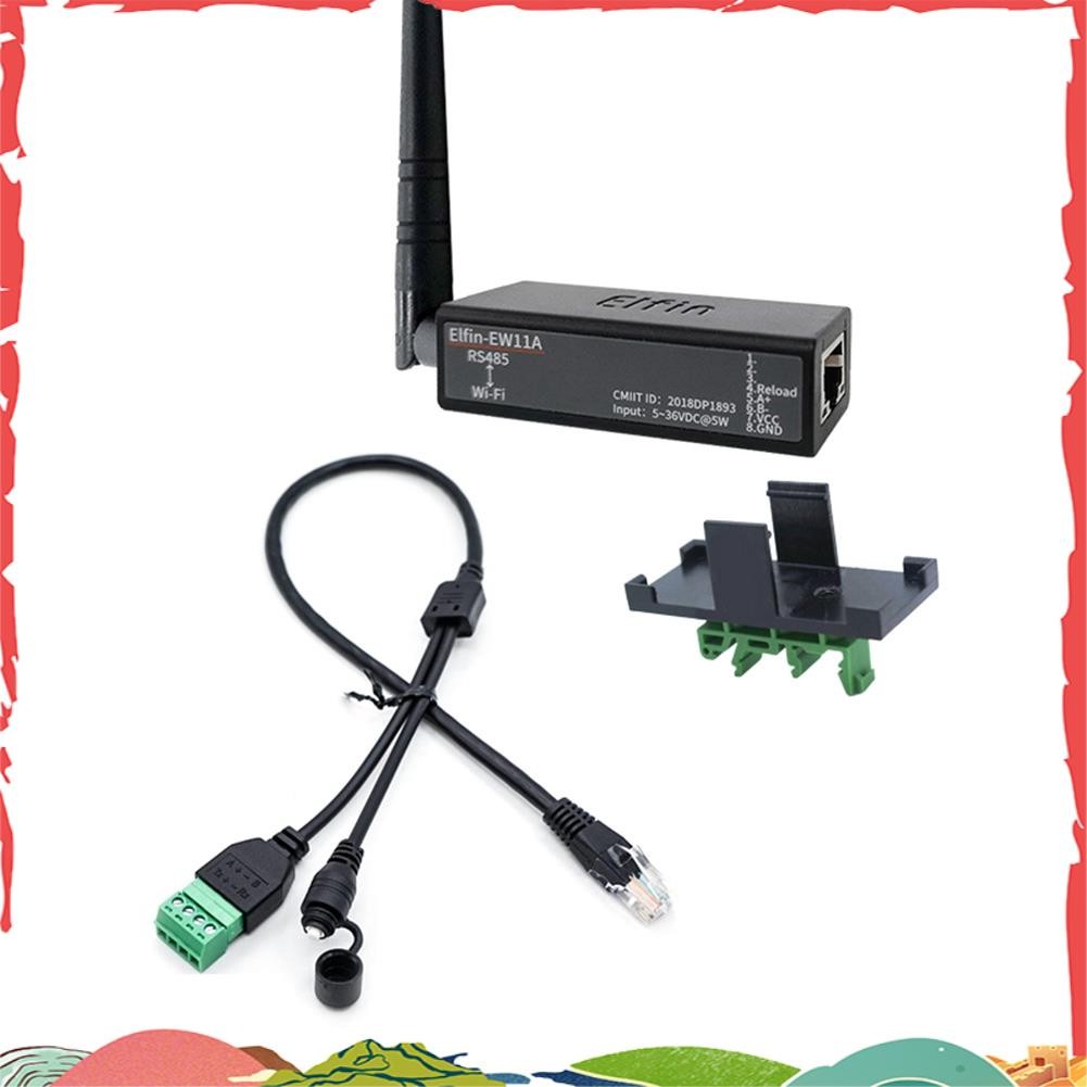 Super Serial Port RS485 เป็นอุปกรณ์ WiFi Server Module Converter -EW11A-0 Modbus Protocol Data Trans