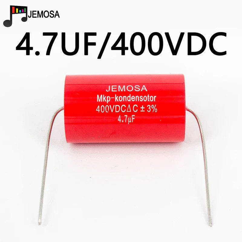 Audiophiler Axial MKP Capacitor 4.7UF 400V DC Coupling Divider HIFI เกรด Audio Capacitor 4.7UF 400V 