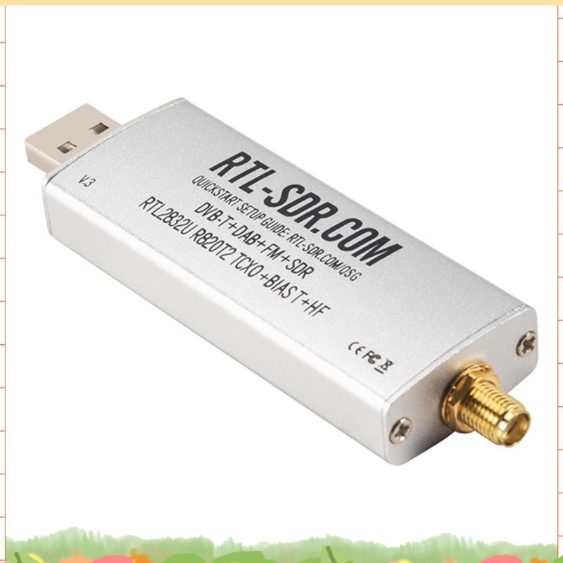 RTL SDR V3 R820T2 RTL2832U 1PPM TCXO SMA RTLSDR ระบบสื่อสาร