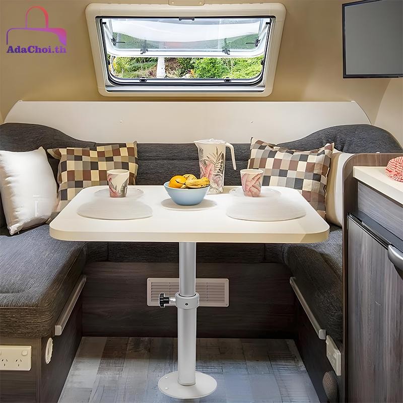 AdaChoi ขาตั้งโต๊ะRV ปรับระดับได้ 360° สูง 460 ถึง 700 มม. ใช้งานกับ RV, camper และเรือยอชท์