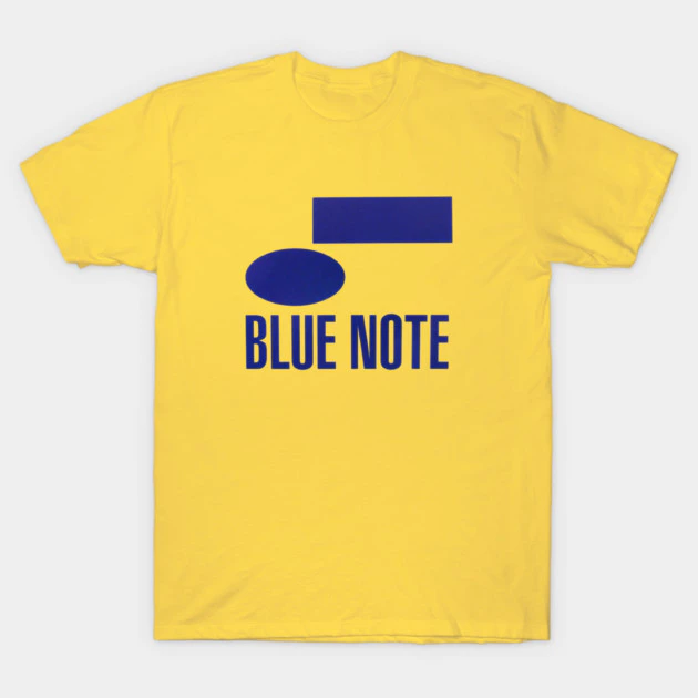 เสื้อยืด Vintage Blue Note Record Label Cotton 100%