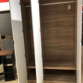 SB Design Square ตู้เสื้อผ้าบานเปิด ขนาด 120 ซม.รุ่น Preem สีไม้อ่อน (120x60x200 ซม.) แบรนด์ KONCEPT FURNITURE