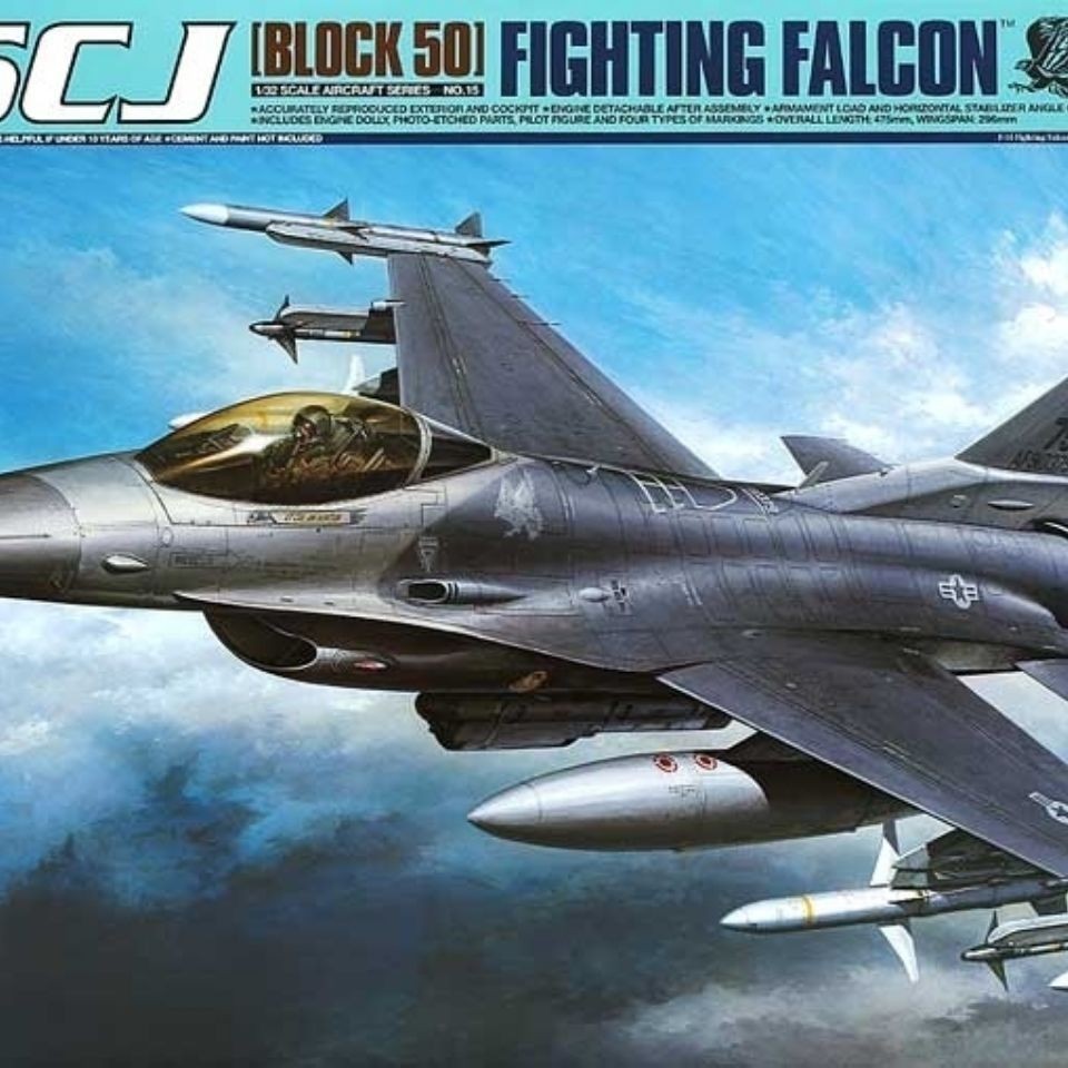 Tamiya ประกอบรุ่น 60315 1/32 US F-16CJ BLOCK50 "Fighting Falcon" Fighter