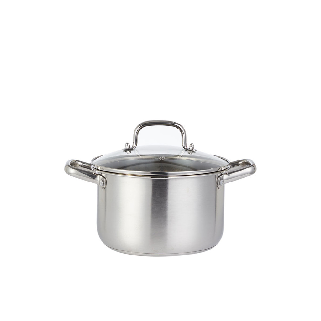 ชุดหม้อ Stock SS201 18/20/22cm. รุ่น  6 ชิ้น รุ่น FT0011A201 สีเงิน - รูปที่ 2