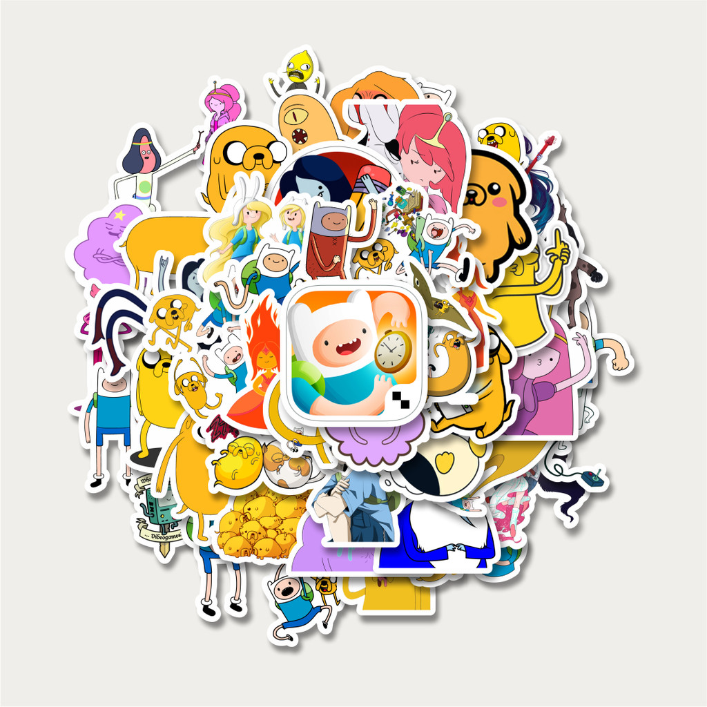 สติ๊กเกอร์แพ็คสติ๊กเกอร์การ์ตูนซีรีส์ Adventure Time Character Mix 3 | สติ๊กเกอร์ TUMBLR | สติ๊กเกอร