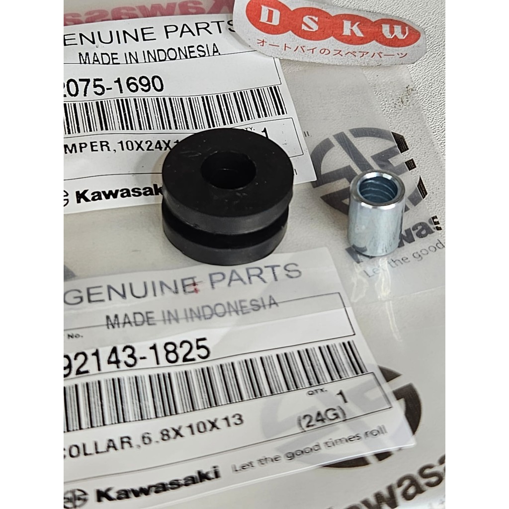 ชุดคอแดมเปอร์ไฟหน้า NINJA 150 RR OLD KGP 92975-1690 | 92143-1825