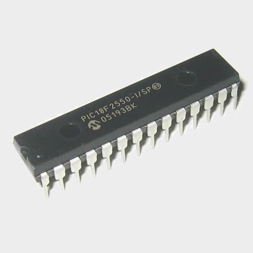 PIC18F2550-I/P Ic 8Bit แฟลช MCU 18F2550