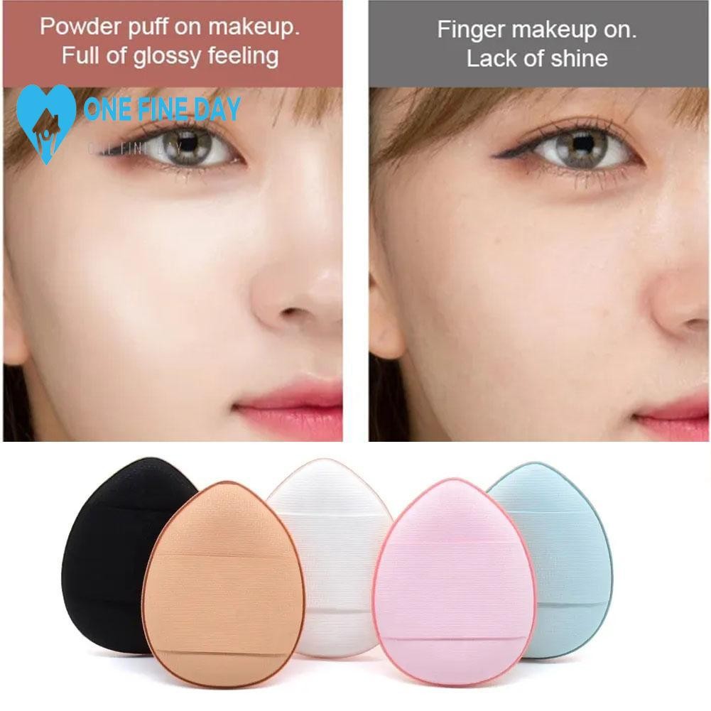 เปียกและแห้ง Finger Mini Liquid Foundation คอนซีลเลอร์เครื่องมือเบาะ Air Puff แต่งหน้า Finger Puff J