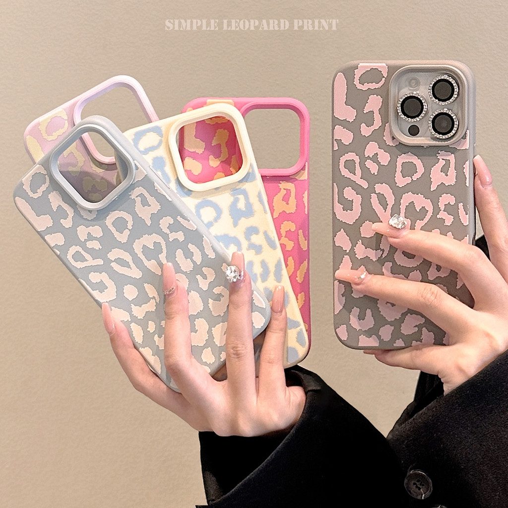 เคสโทรศัพท์พิมพ์ลายเสือดาวที่ไม่ซ้ํากันยุโรปอเมริกันอินเทรนด์เย็นซิลิโคนอ่อนนุ่มเหมาะสําหรับiPhone 1