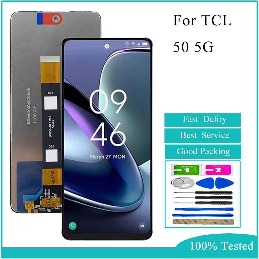 6.6 นิ้วสําหรับ TCL 50 5G T613K จอแสดงผล LCD Touch Screen Digitizer Assembly Replacement