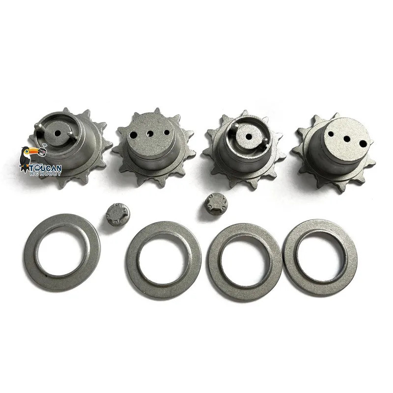 HENG ยาว 1/16 USA M1A2 Abrams RC ถังเฟืองโลหะล้อขับรถ 3918 TH12167-SMT4