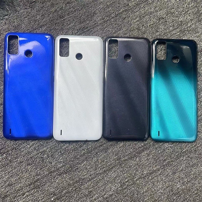 Tecno Spark 6 Go 2020 ฝาหลังแบตเตอรี่ KE5 KE5j KE5k ด้านหลังแผงเคสด้านหลังด้านหลัง