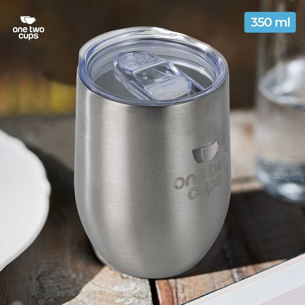 แก้วกาแฟ One Two Cups Egg Shaped Stainless Steel 350ml - TR-321