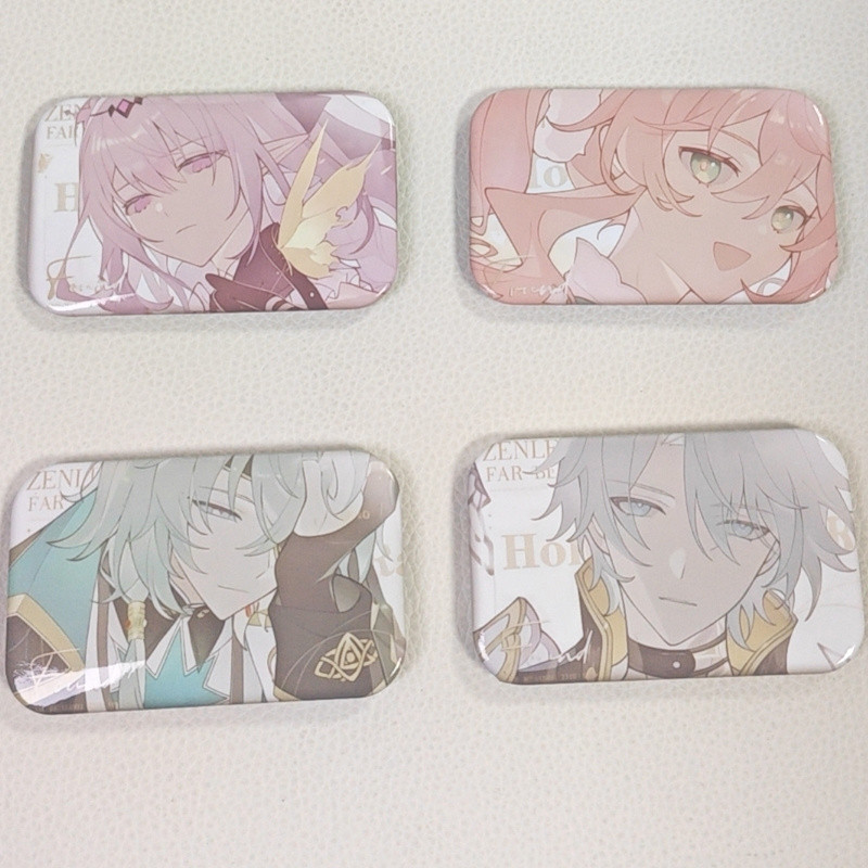 เข็มกลัดคอสเพลย์ Honkai: Star Rail ตัวละคร Hyacine & Anaxagoras พร้อมแพ็คเกจของขวัญ