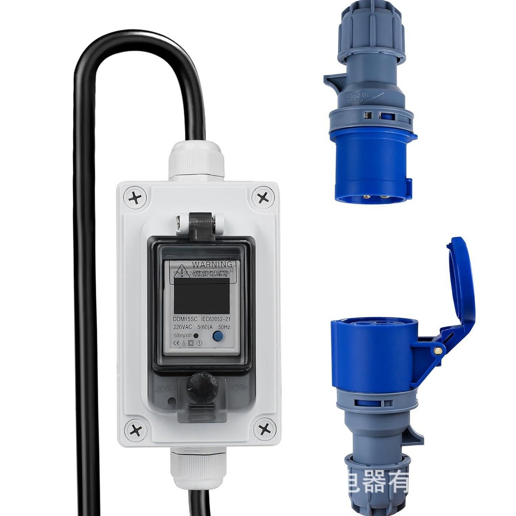 สไตล์ใหม่ CEE RV สายชาร์จนับขั้วต่อ 16A สายชาร์จ 3p ปลั๊ก H07RN-F3 * 1.5