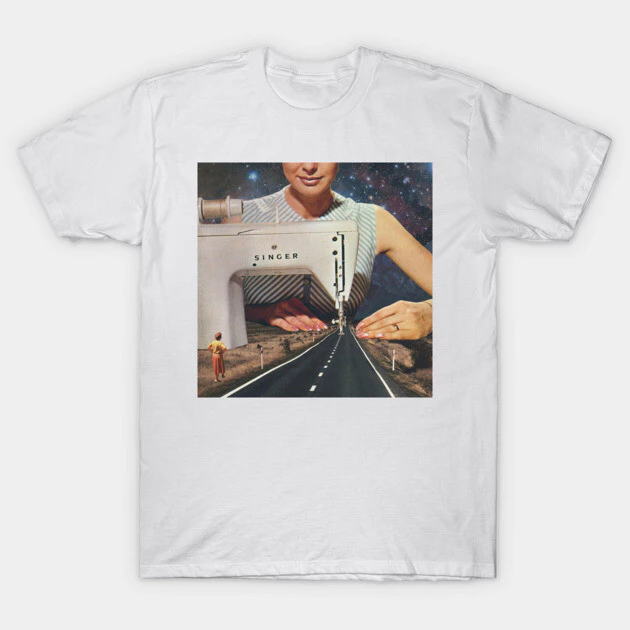 เสื้อยืด Vintage This is how a road gets made T-Shirt Cotton 100% S-5XL