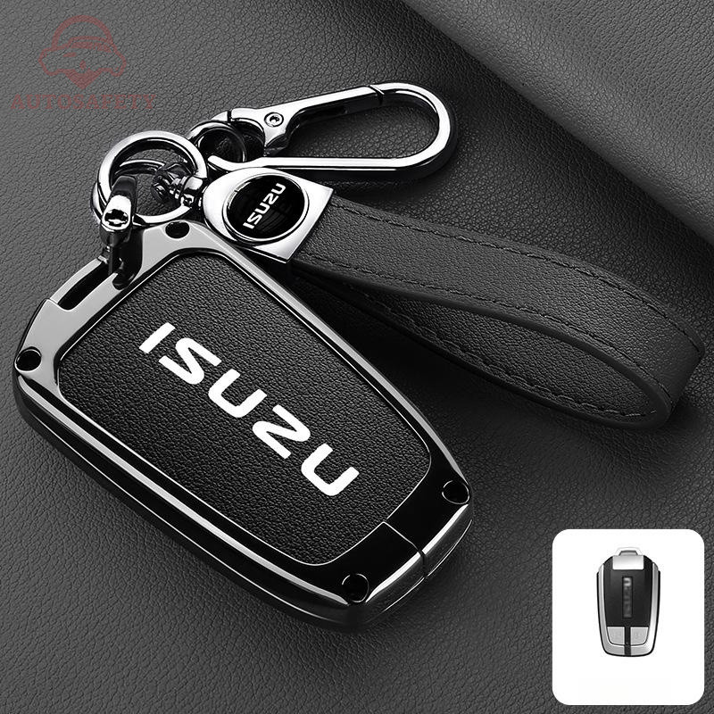 สังกะสีอัลลอยด์รถ Remote Key สําหรับ Isuzu D-Max Mux 1.9 3.0 2012-2018 Mu-X X-Series, Key Protector 