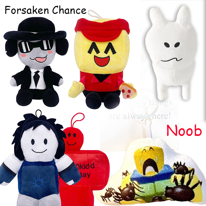 พิซซ่า Boy Roblox Forsaken Chance Plushie 18 ซม.Gubby ตุ๊กตาของเล่นสําหรับเด็กของขวัญวันเกิด