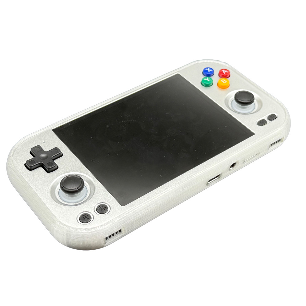 เคสยืดหยุ่น TPU ป้องกันสําหรับคอนโซล ANBERNIC RG477M, ฝาครอบป้องกันพิมพ์ 3D, Shock-Absorption, ลื่นแ