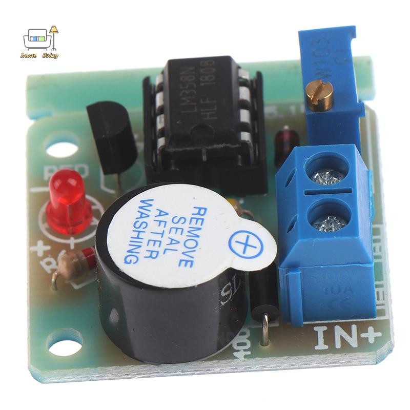 [Onw] Anti Over Discharge โมดูลป้องกันแรงดันต่ํา Audible Alarm Buzzer 9V 12V [th]