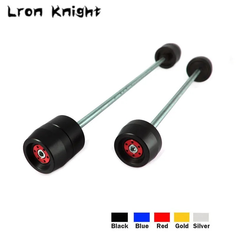 สําหรับ KAWASAKI NINJA ZX-10R ZX10R ZX 10R 2004-2017 รถจักรยานยนต์ด้านหน้าและด้าน CNC ด้านหลังเพลาส้