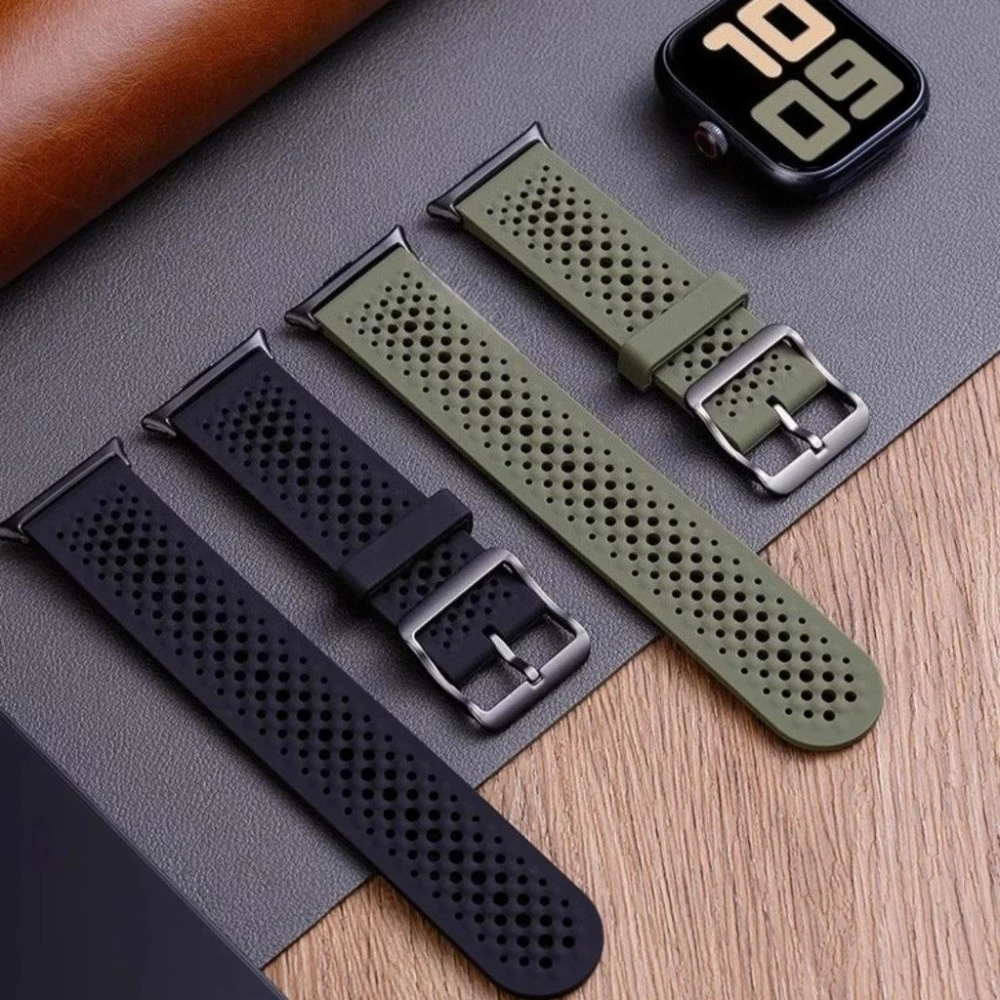 สายรัดกีฬา Airflow สําหรับ Huawei FIT5pro/4/3,สายซิลิโคนกันเหงื่อสําหรับ Redmi Watch 6/5/4