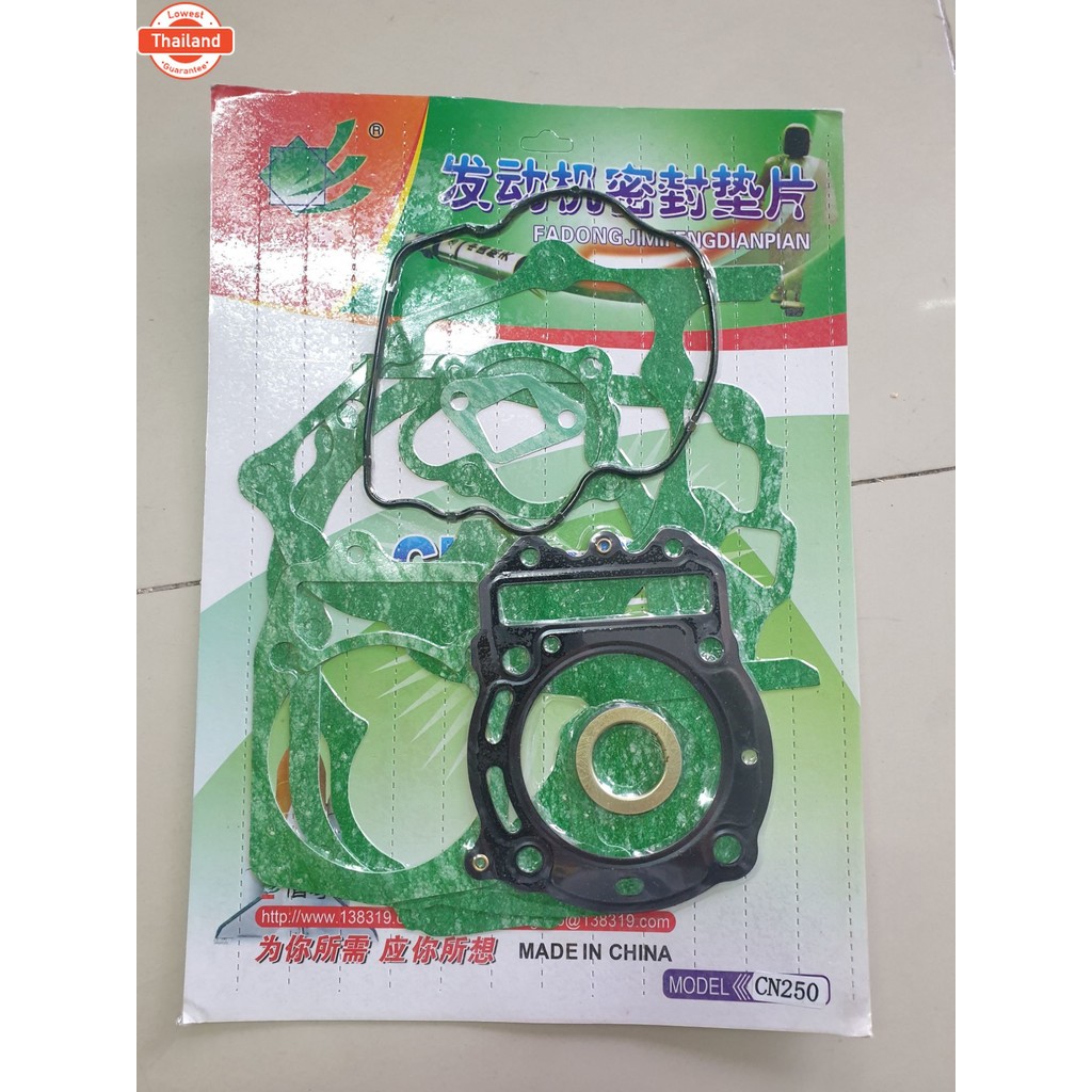 ปะเก็นชุดใหญ่honda fusion250,helix250,cn250