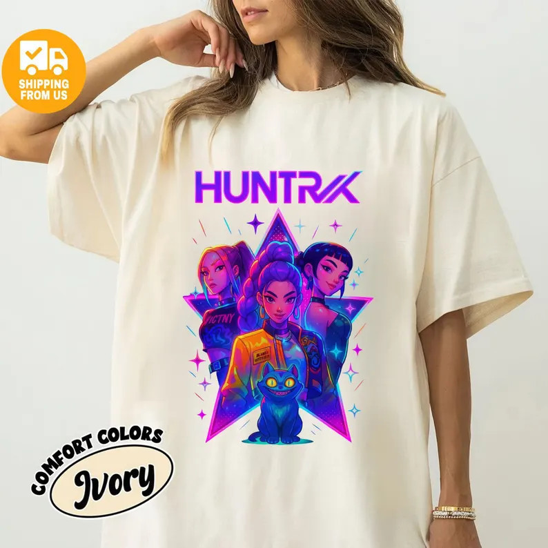 Demon Hunter Kpop Anime Idol ภาพยนตร์ T เสื้อ 2025 Hot Kpop Hunter เสื้อ S-5XL