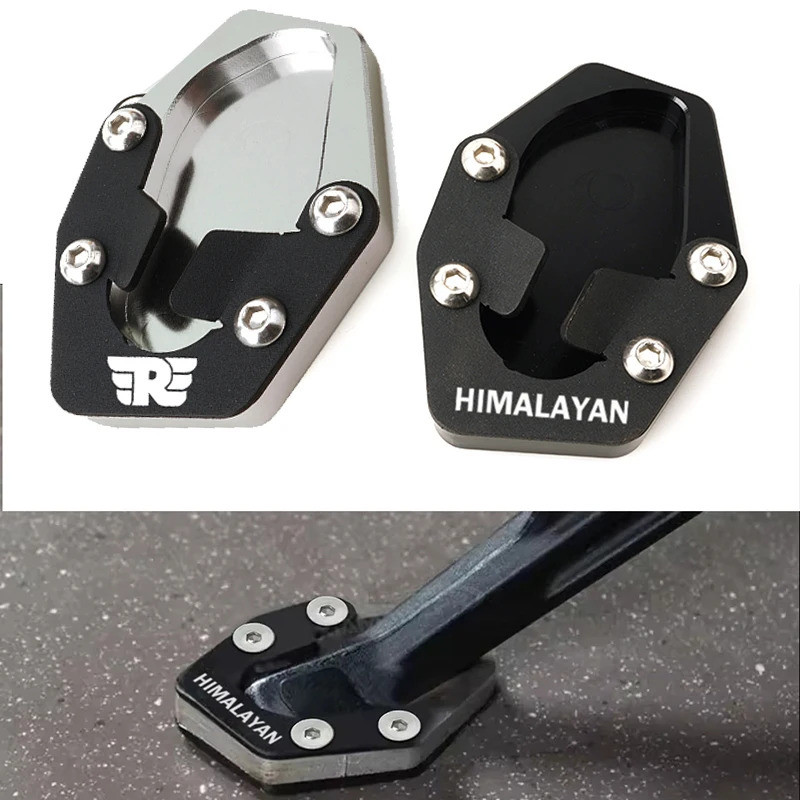 2024 Himalayan450 อุปกรณ์เสริมรถจักรยานยนต์ Kickstand ขาตั้ง Extension Pad สําหรับ Royal Enfield HIMALAYAAN 450 หิมาลัย450