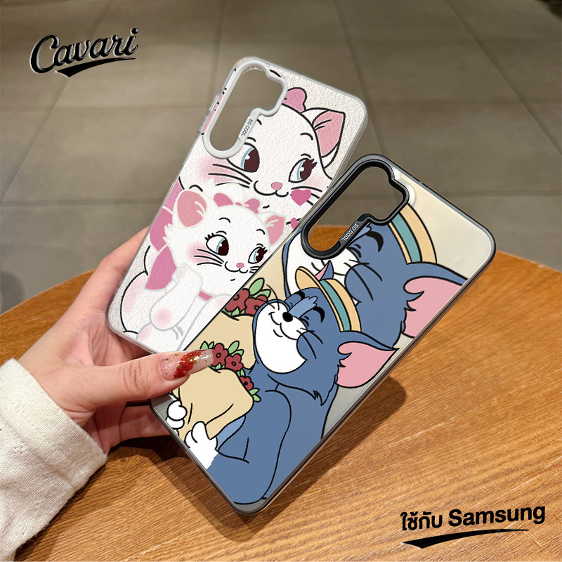 เคสโทรศัพท์ Samsung Galaxy A15 A54 A53 A52 A34 A50 A05 A05s A12 A13 A14 A23 A04 A03s A51 A21s A11 แมวน่ารักกิจกรรม โทรศั