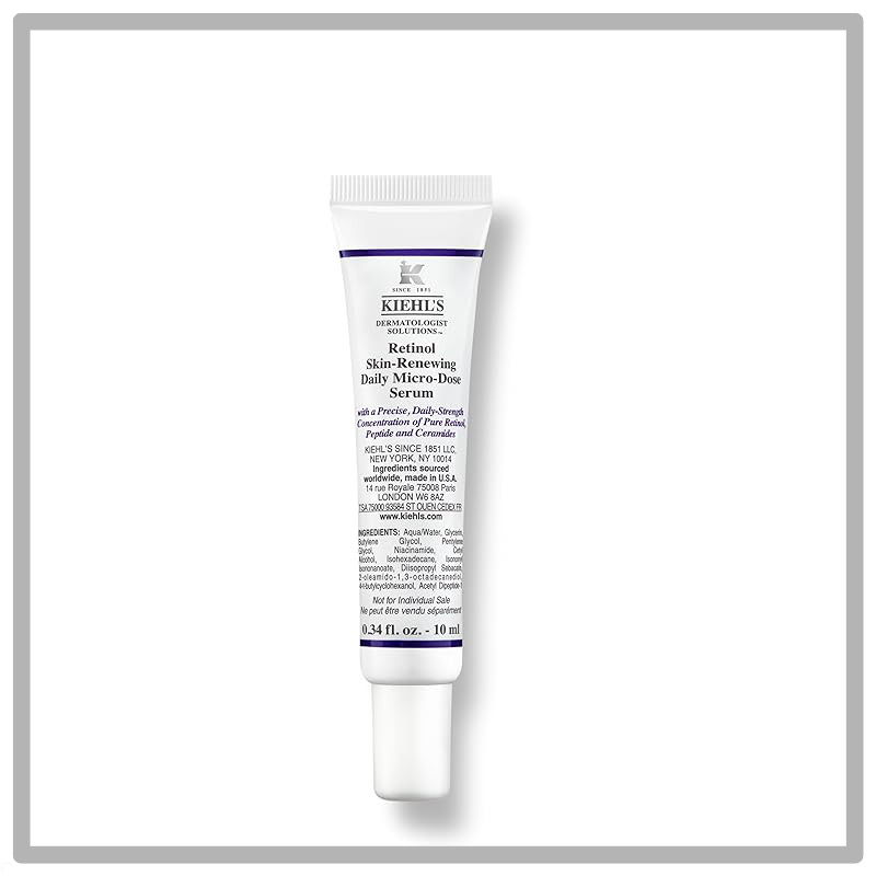 Kiehl's DS RTN Renewing Serum 30ml / 10ml / 50ml - Hydrating Retinol Serum for Pores and Firmness - 
