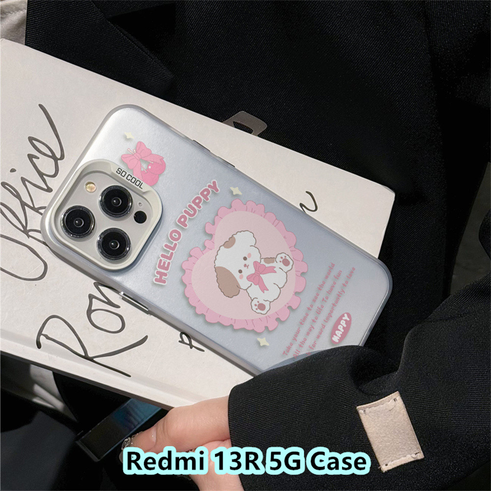 Inovasion forRedmi 13R 5G Case Silicon Mobile Phone Case Cover Casing Couple Style Cute Character