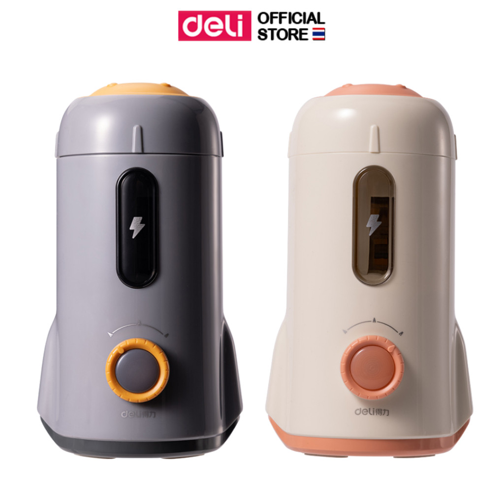 Deli เครื่องเหลาดินสอไฟฟ้า ไม่ต้องใช้มือจับ กบเกลาอัตโนมัติ Electric Sherpenner - รูปที่ 5